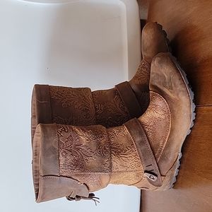 Merrell "Haven" Slouch boots Women's US 7 brown leather